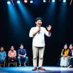 아시아 개그 페스티벌 리뷰 - Discovering New Talent**

"A vibrant comedy stage at the Asia Comedy Festival, a diverse audience la...