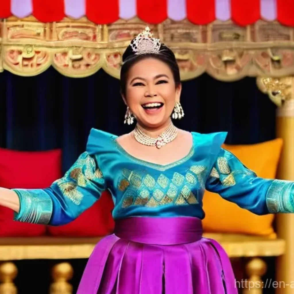 태국 여성 개그맨 인기 순위 - **Prompt 1: The Queen of Physical Comedy**
    "A vibrant and expressive Thai female comedian, embod...