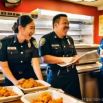 Home 2 아시아 코미디 영화 흥행작 - **Prompt:** A bustling, vibrant scene inside a quirky, highly successful fried chicken restaurant. S...